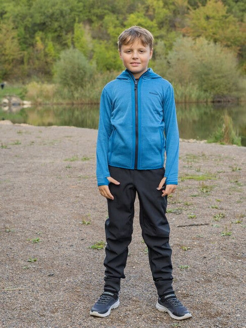 HUSKY Artic Zips K Kinder-Kapuzenpullover, blau/schwarz blau