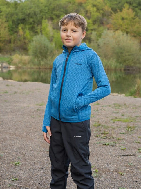 HUSKY Artic Zips K Kinder-Kapuzenpullover, blau/schwarz blau
