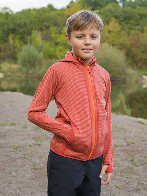HUSKY Artic Zips K Hoodie, Red/Black Blue