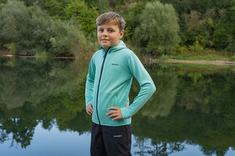 HUSKY Artic Zips kinder hoodie grün / dunkel khaki