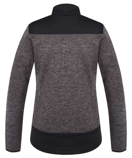 HUSKY Alan women's fleece zip-up sweater, black