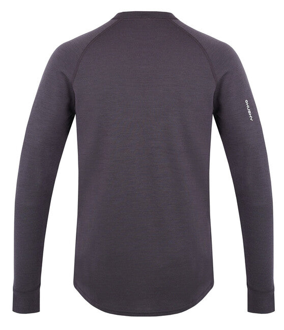 HUSKY Aron men's merino sweatshirt, graphite, XXL