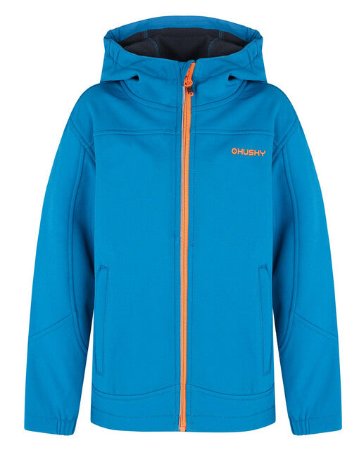 HUSKY Simbo K Kinder-Softshelljacke, blau