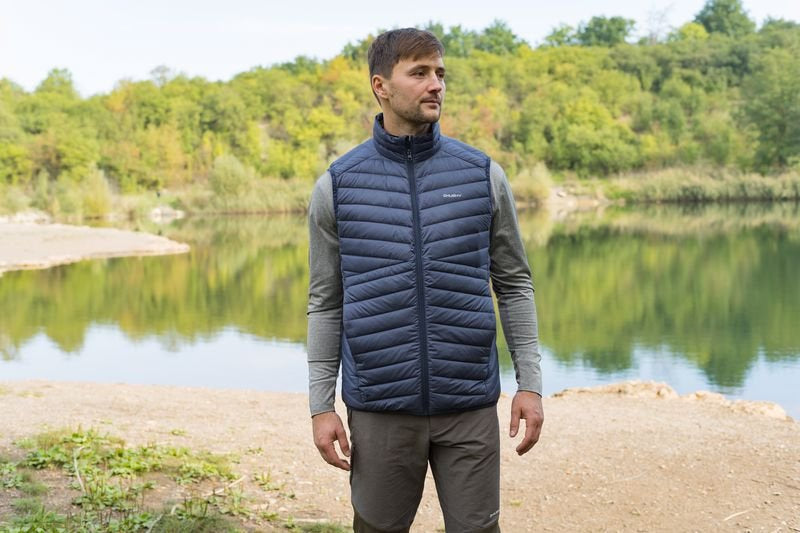 HUSKY Dresles Herren Daunenweste, dk. blue