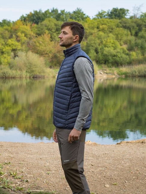 HUSKY Dresles Herren Daunenweste, dk. blue