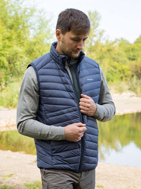 HUSKY Dresles Herren Daunenweste, dk. blue