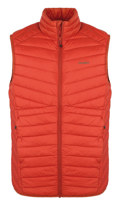 HUSKY Dresles Men's Down Vest, Brick Orange