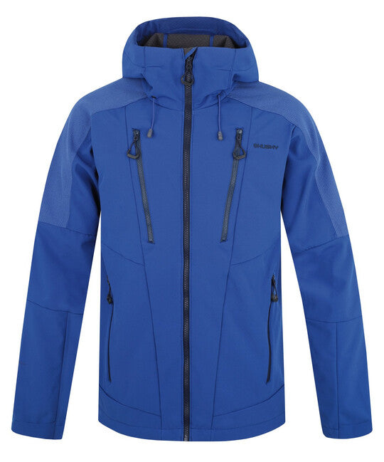 HUSKY Sevan Men's Softshell Jacket, Navy Blue
