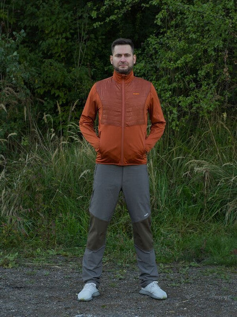 HUSKY Airy Herren-Sweatshirt, brick orange