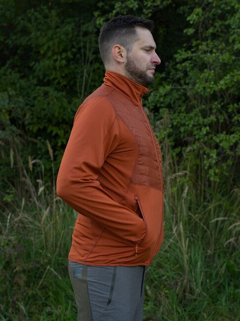 HUSKY Airy Herren-Sweatshirt, brick orange