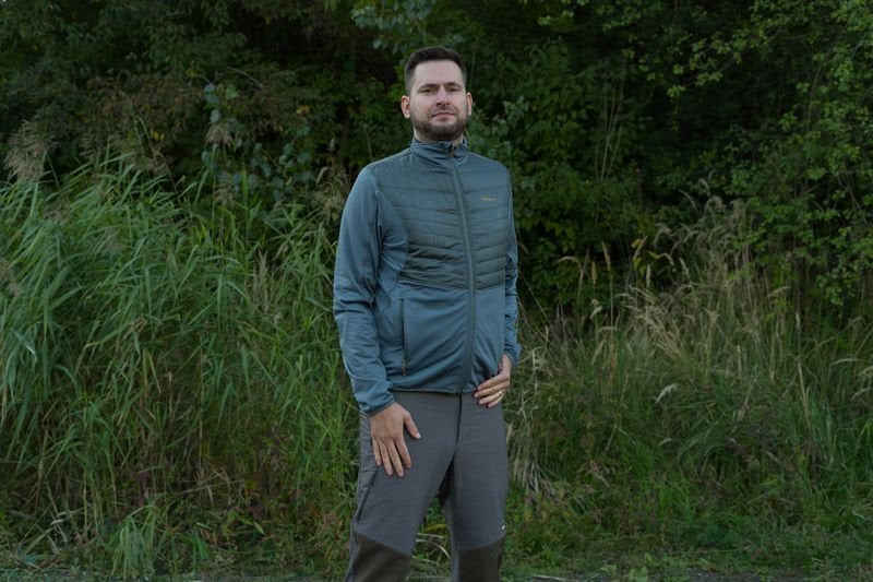 HUSKY Herren-Sweatshirt Airy M dk. grey green