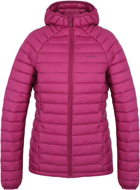 HUSKY Dreeser Damen-Daunenjacke, dunkles Magenta