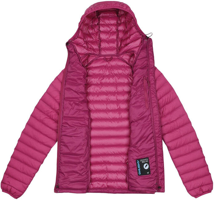 HUSKY Dreeser Damen-Daunenjacke, dunkles Magenta