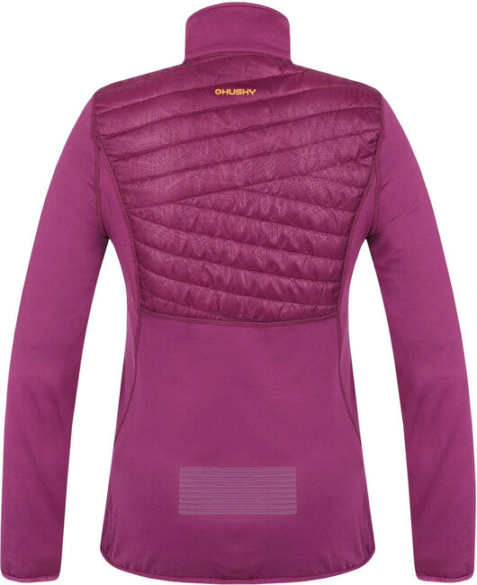 HUSKY Airy women's zip sweatshirt, burgundy