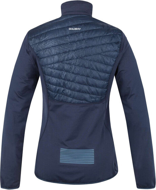 HUSKY Airy Damen-Sweatshirt mit Reißverschluss, dunkelblau