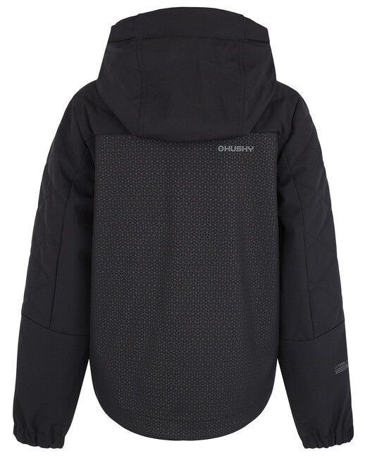HUSKY Salex K kinder softshelljacke, schwarz