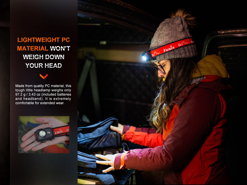 Fenix HL16 Headlamp 450 Lumens, Black