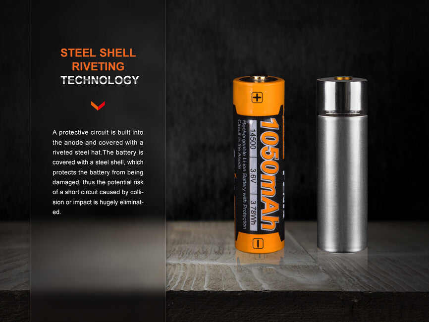 Fenix-Akku 14500 1050 mAh (Li-Ion)