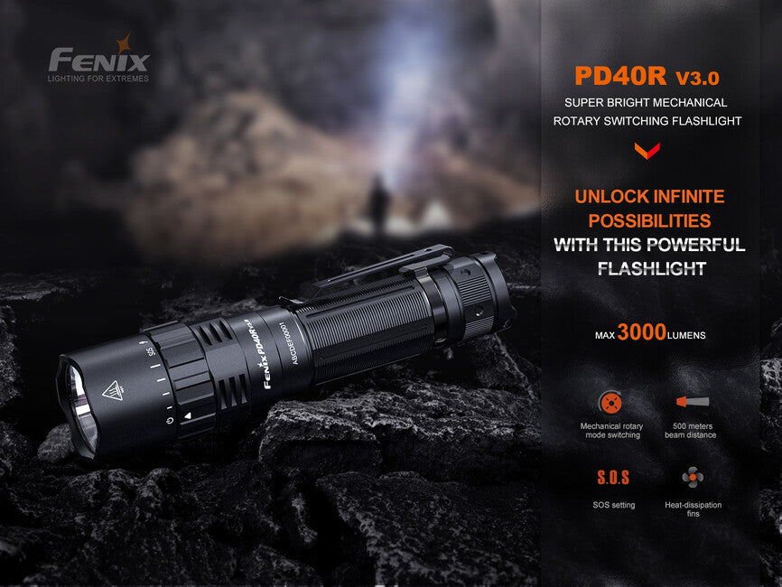 Fenix PD40R V3.0 φακός επαναφορτιζόμενος