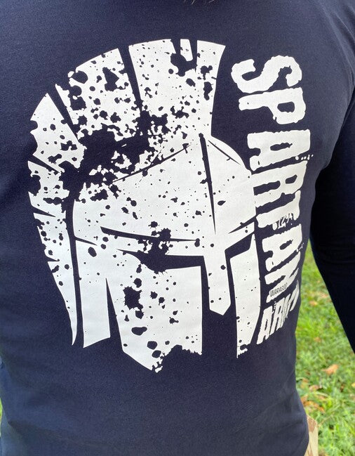 DRAGOWA Fit-T Langärmliges T-shirt León, dunkelblau 160g/m2