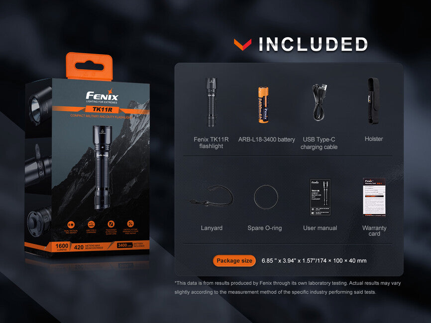 Fenix TK11R Rechargeable LED Flashlight