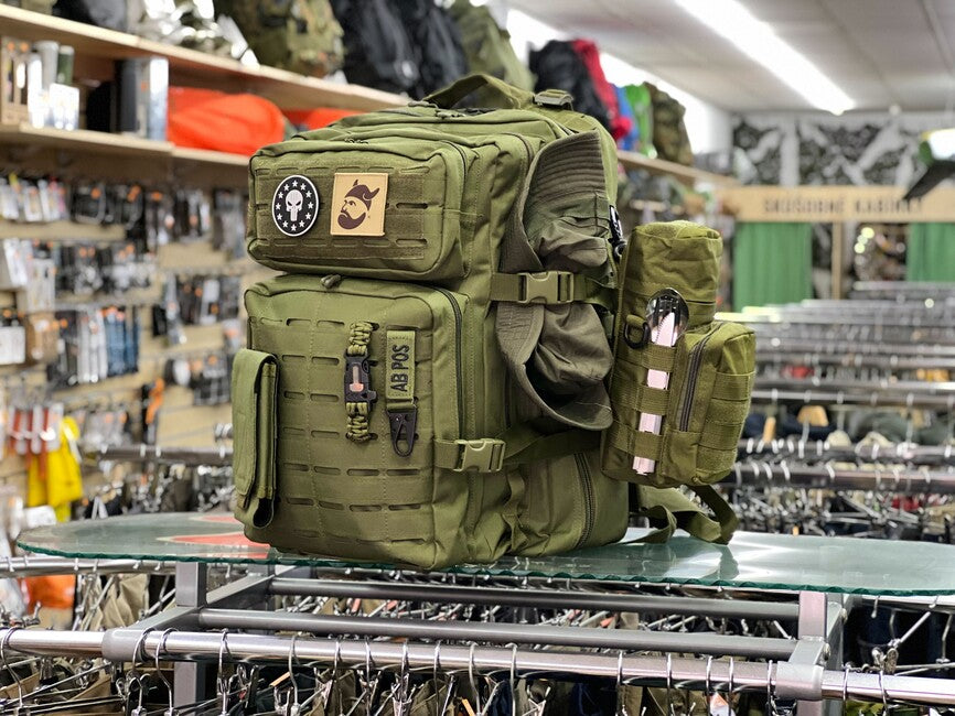 WARAGOD Soldat Assault 45L Backpack, Olive