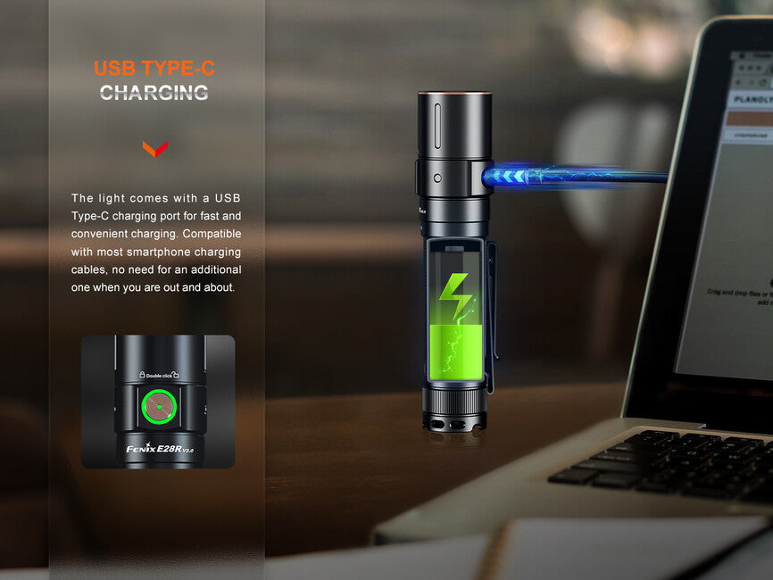 Fenix E28R V2.0 Rechargeable Flashlight