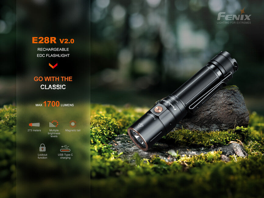 Fenix E28R V2.0 Rechargeable Flashlight