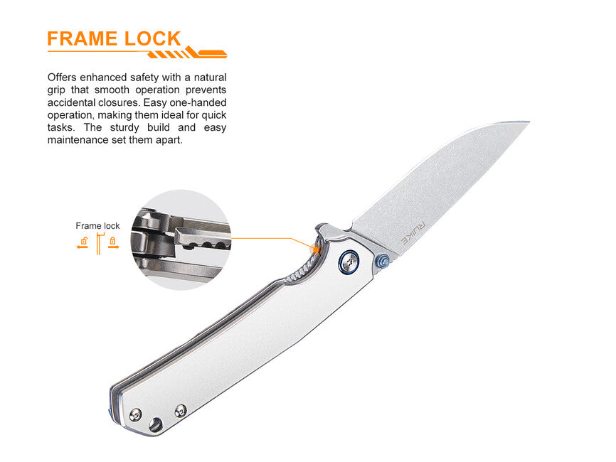 Ruike P801 messer - orange