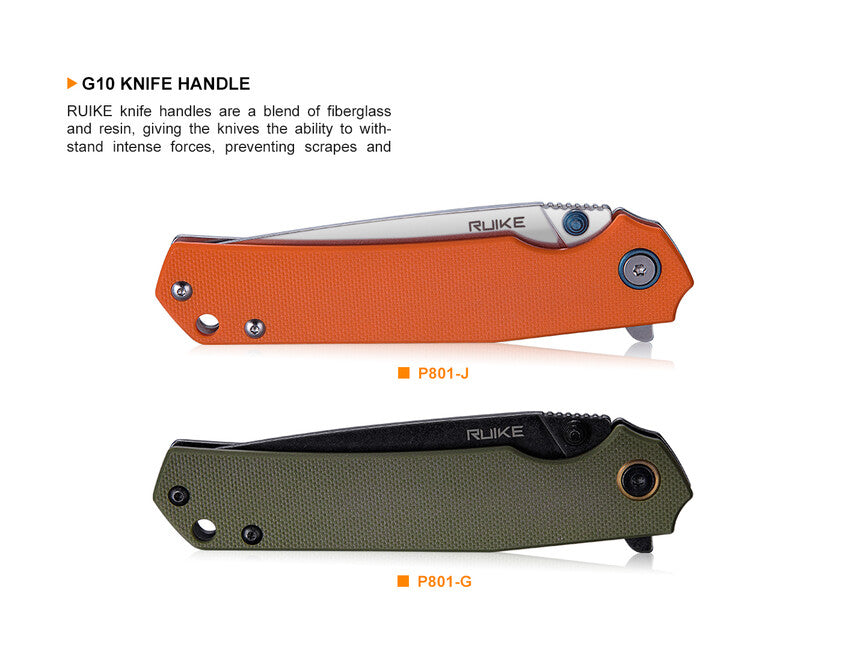Ruike P801 Knife, Orange