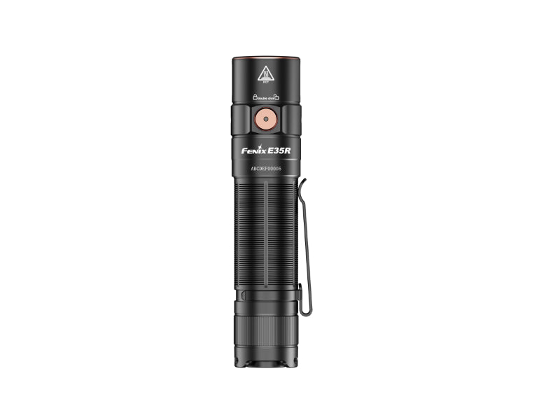 Fenix E35R wiederaufladbare Taschenlampe und weißer Diffusor AOD-S V2.0