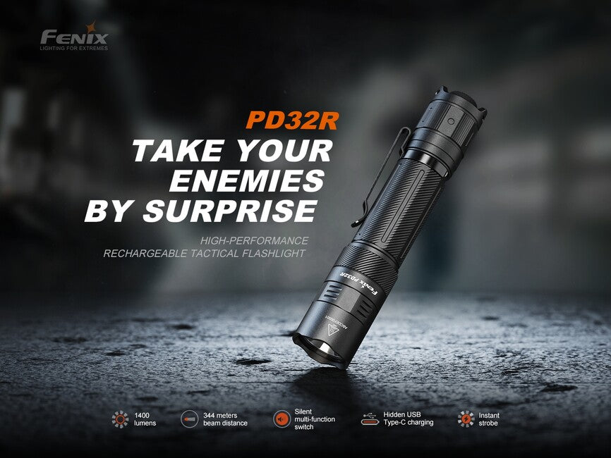 Fenix PD32R wiederaufladbare taschenlampe