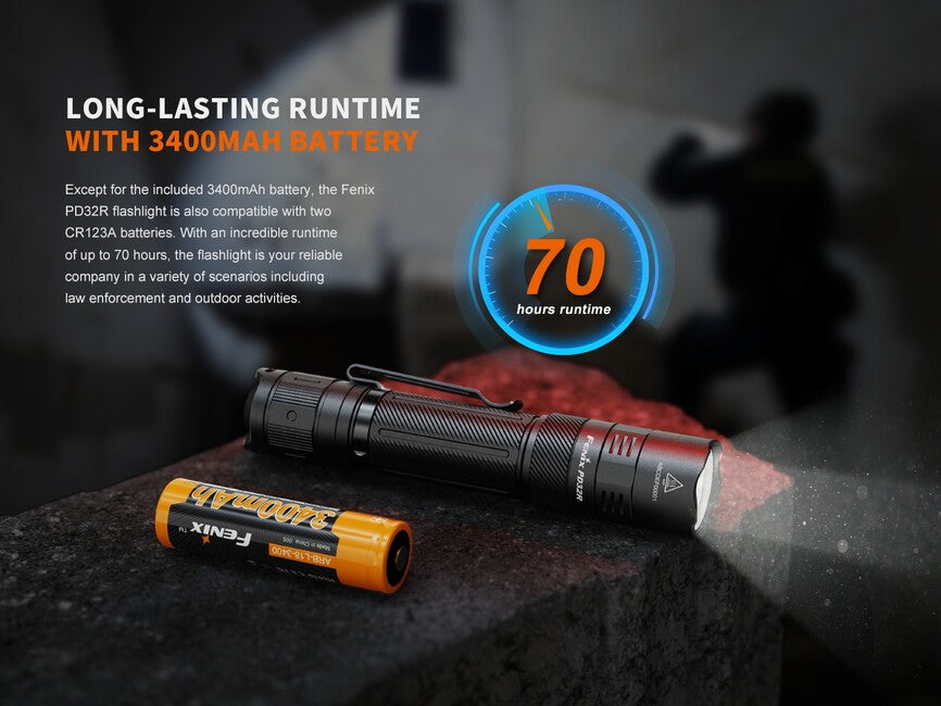 Fenix PD32R wiederaufladbare taschenlampe
