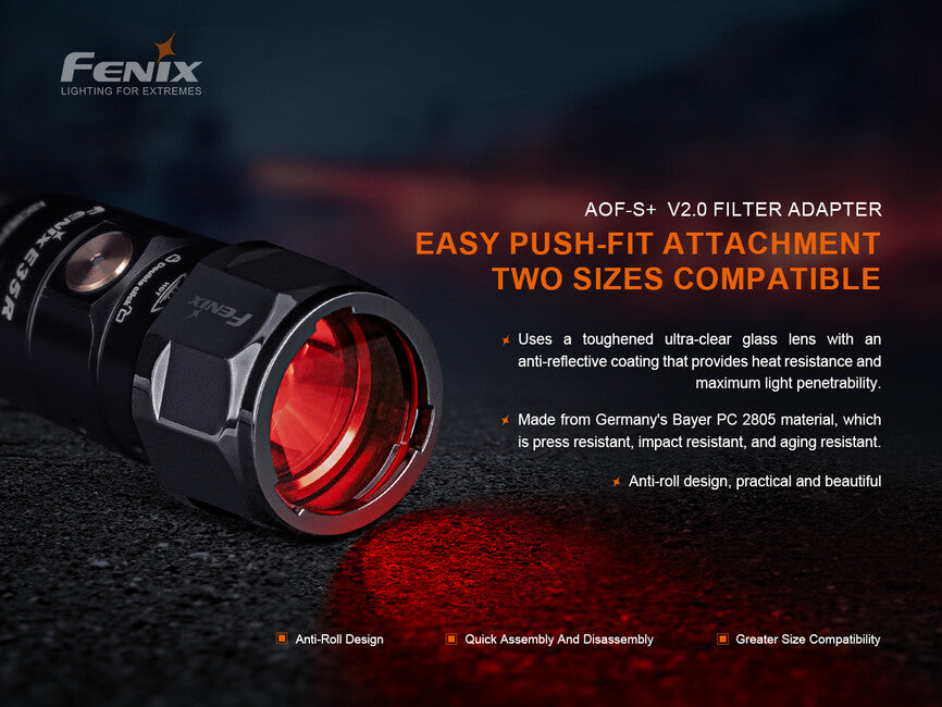 Fenix AOF-S+ V2.0 rotfilter