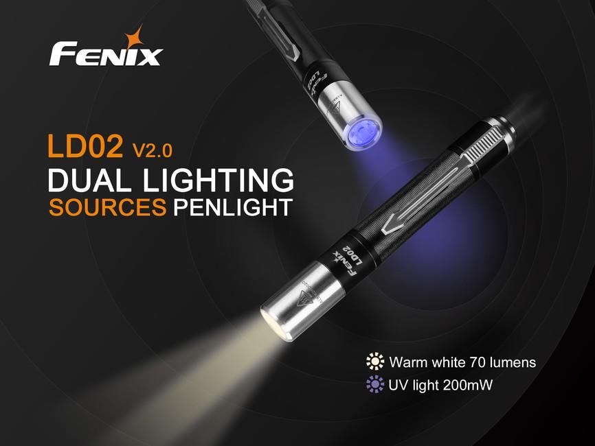 Fenix LD02 taschenlampe high cri + uv