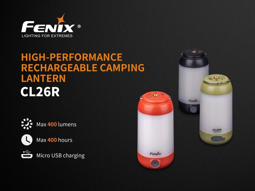Fenix CL26R aufladbare Laterne, rot