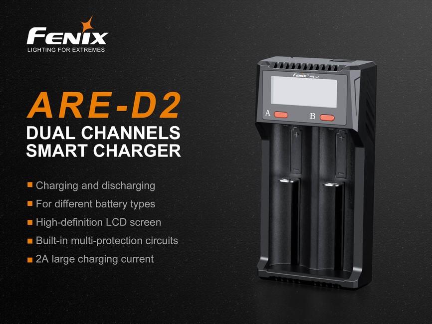Fenix ARE-D2 usb-ladegerät (Li-Ion, NiMH)