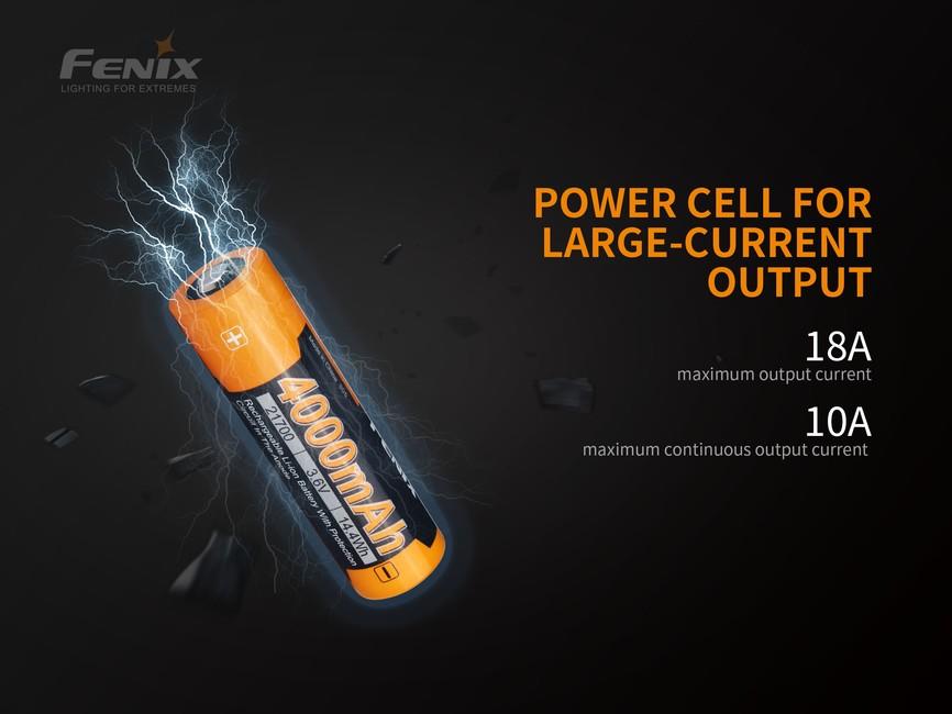 Fenix 21700 4000 mAh Li-Ion Akku