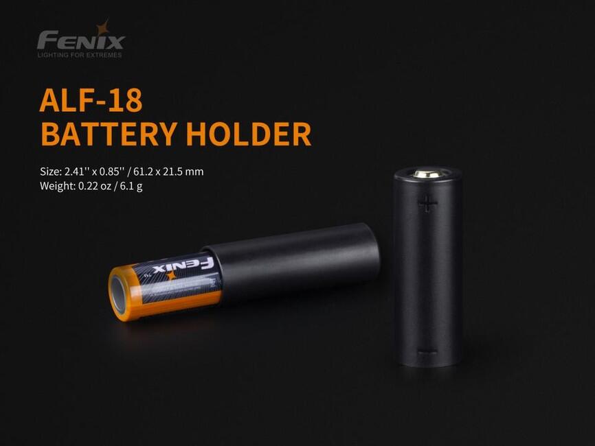 Fenix ALF-18 batteriehalter für akku 21700