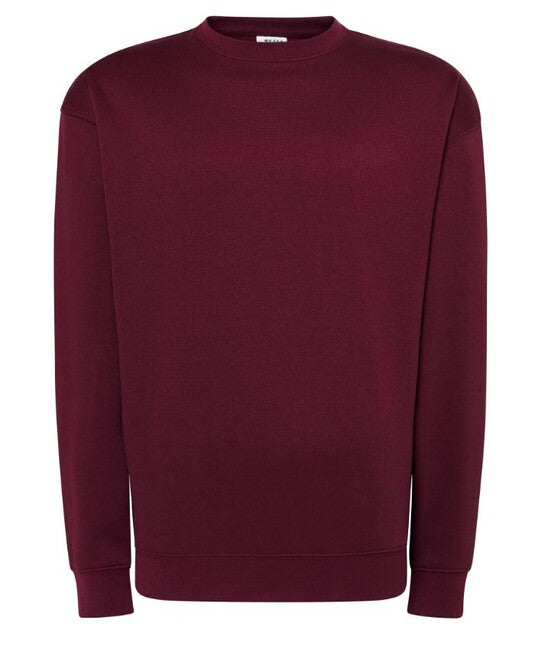 JHK herren-Sweatshirt, burgunderrot