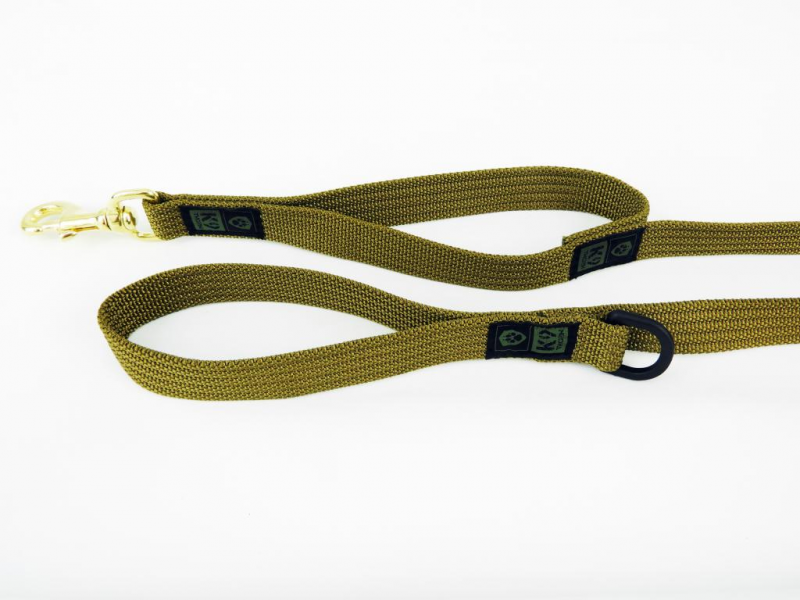K9 Thorn leine mit 2 Griffen 100cm, kojote