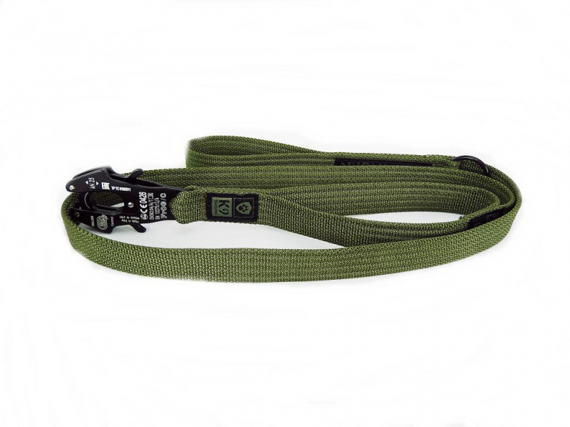 K9 Thorn Kong Frog mit 2 Griffen leine 100cm, oliv