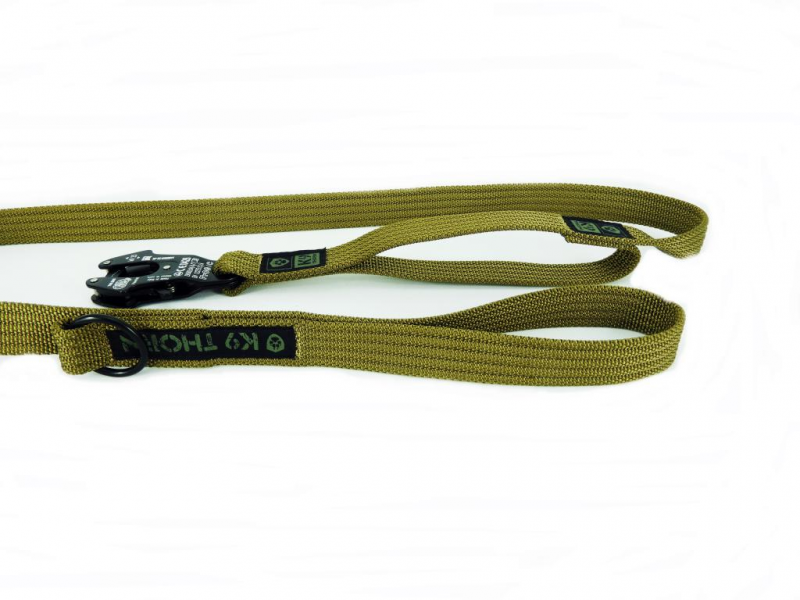 K9 Thorn Kong Frog leine mit 2 Griffen 150cm, kojote