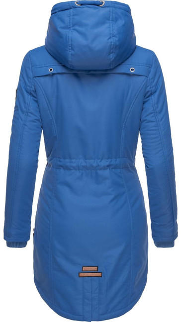 Marikoo Kamii damen-Winterjacke mit Kapuze, blau