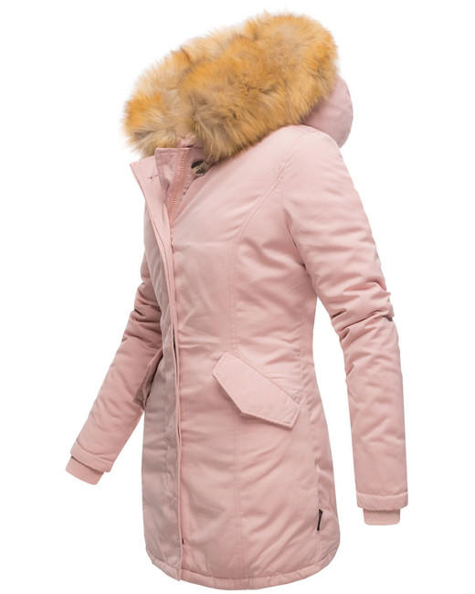 Marikoo Karmaa damen-winterjacke mit kapuze, rosa