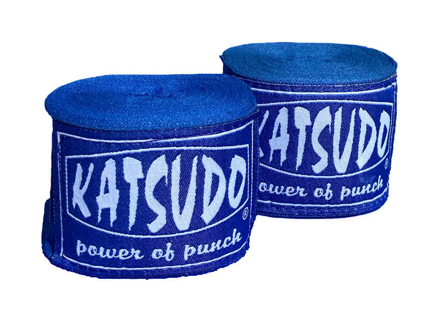 Katsudo Path Elastische Boxbandagen, blau