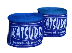 Katsudo Path Elastische Boxbandagen, blau