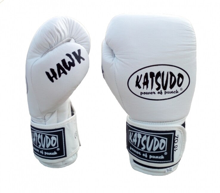 Katsudo Hawk Boxhandschuhe, weiß