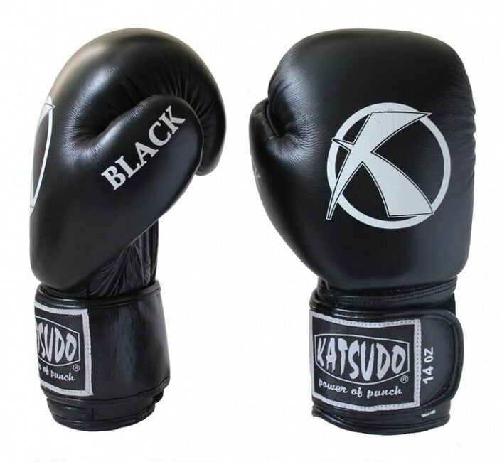 Katsudo Power Boxhandschuhe, schwarz