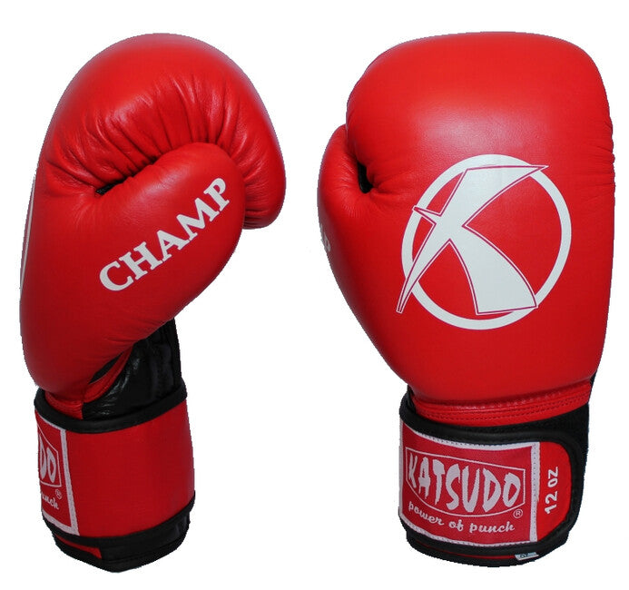 Katsudo Champion IV Boxhandschuhe, rot